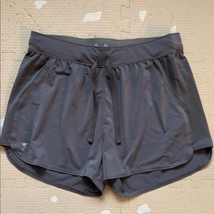 Women's Grey Under Armor Running Shorts